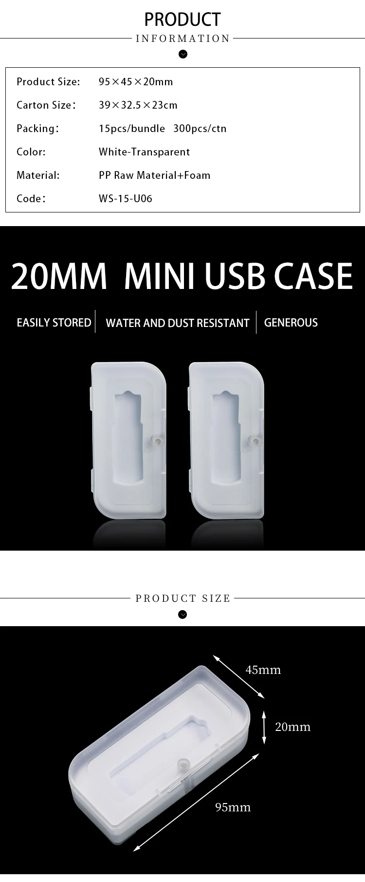 WEISHENG Wholesale metal clip and plastic usb cases for usb flash pen drive without chipset - ANKUX.COM