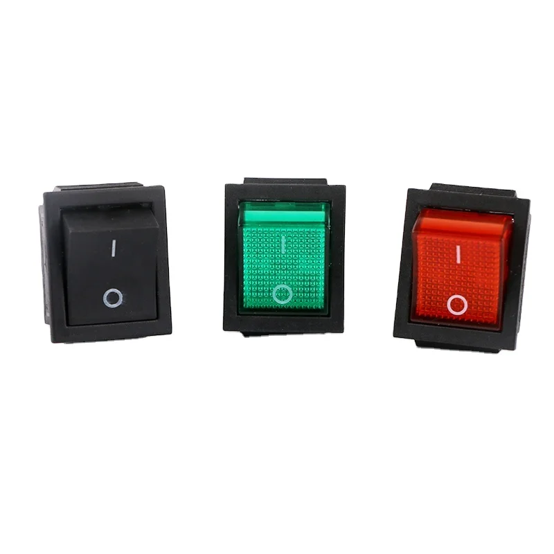 4 Pin On-off Waterproof Push Button Rocker Switch(electronic Components ...