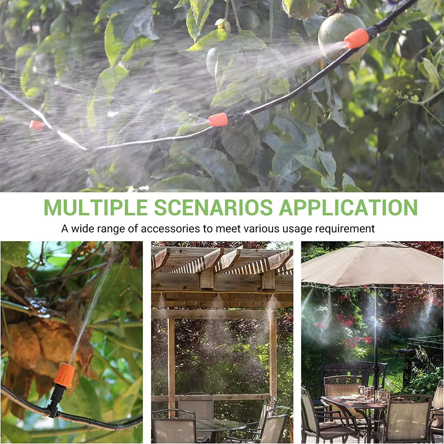 30M DIY Automatic Irrigation System Drip Irrigation Irrigation Kit