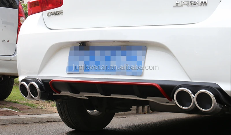 cruze rear bumper diffuser