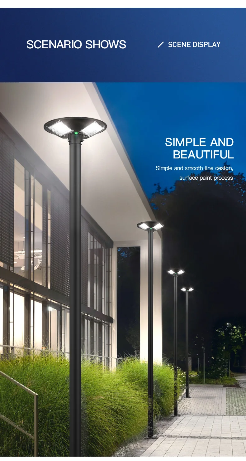 Unique design Industry 4.0 High quality IP65 waterproof outdoor solar garden light