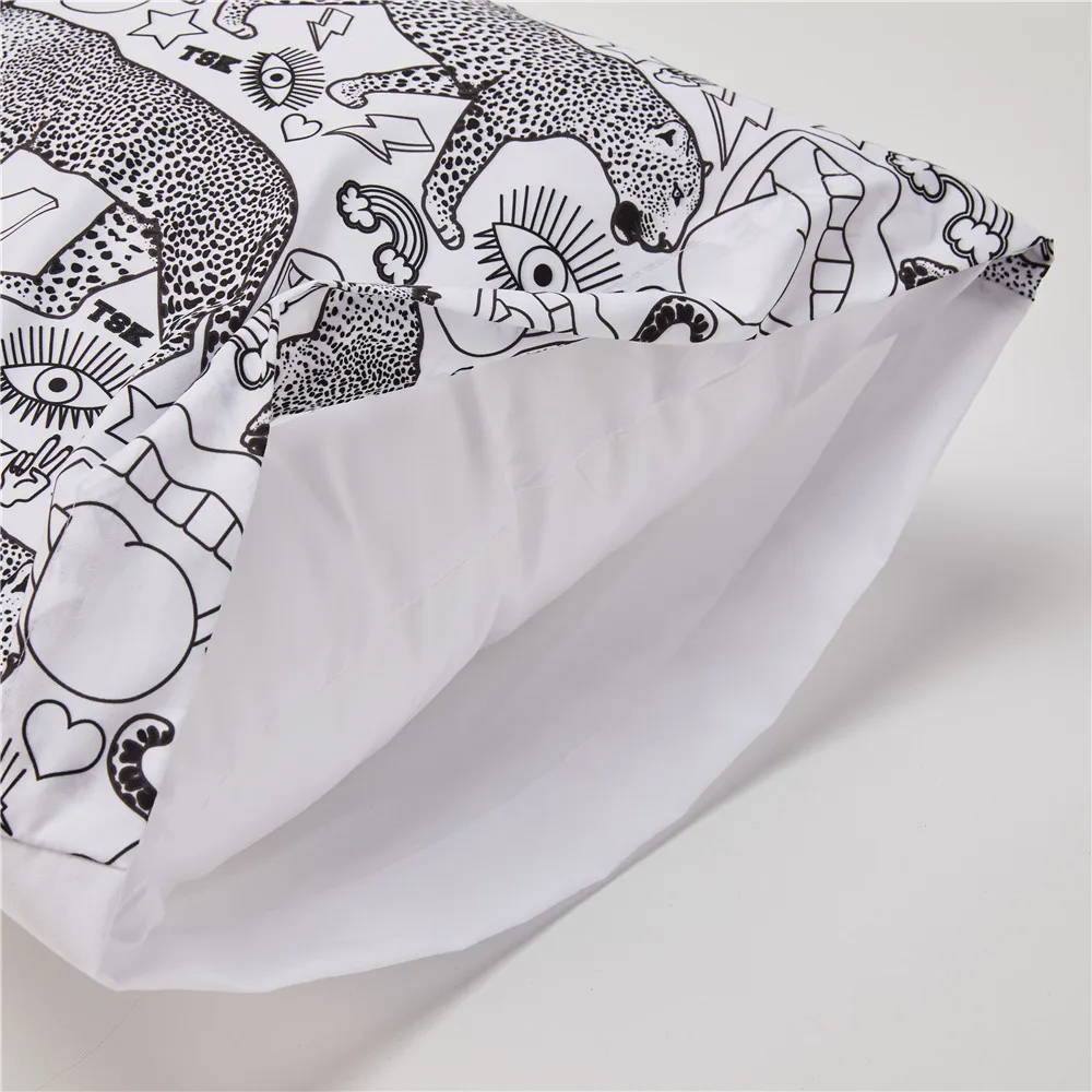 High Quality Pillowcase Draw & Wash Out Decorate / Color Your Own