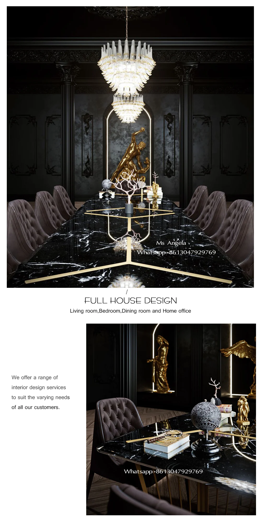 Artificial Natural Korean Modern Italian Dubai Noble White Black