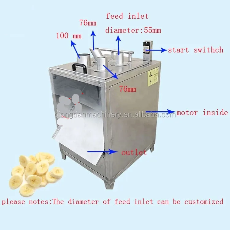 Carrot Cutter/Potato Slicer Machine/Loofah Cutting Machine - China