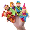 plush family hand finger puppet kids funny toys