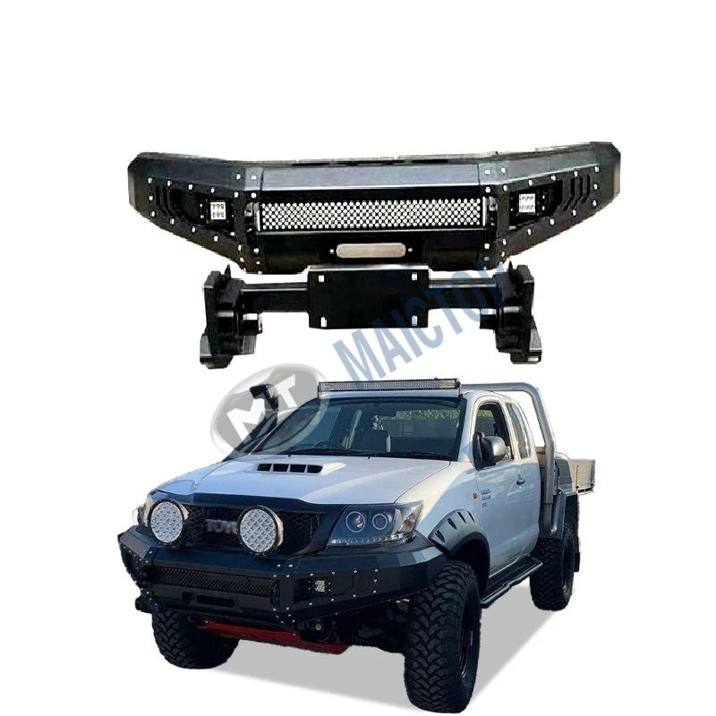 Maictop Car Accessories Steel Bumper For Hilux Revo Vigo Rocco Front