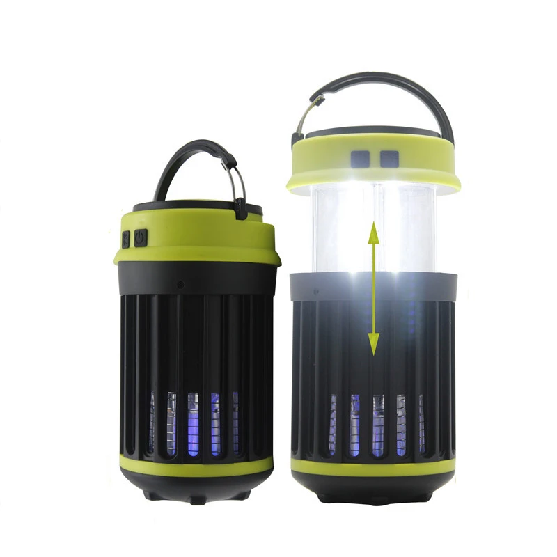3in1 Bug Zapper Camping Lantern PX6 Waterproof LED Mosquito Killer Lamp for OS Emergency 1800mAh USB Rechargeable  Lamp