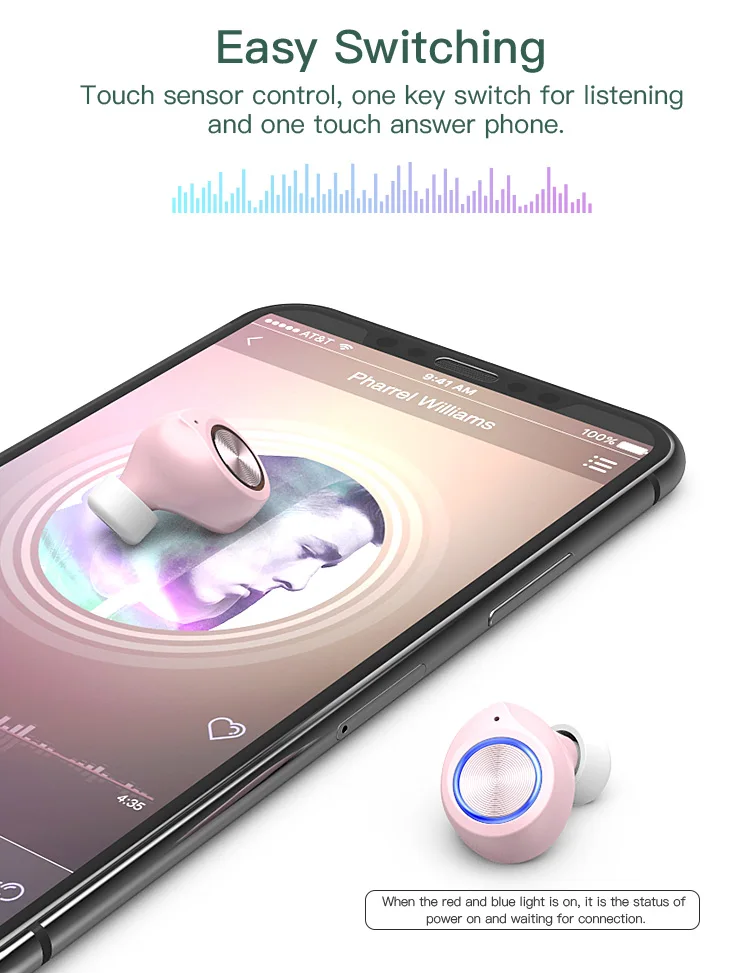 2020 best appled 2 blue tooth earphone TW70 a pro wireless earphone with ear detection&rename&wireless charging - ANKUX.COM