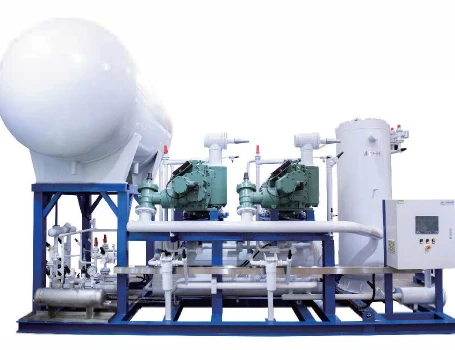 Ammonia Screw Parallel Compressor Unit with Integrated Recirculation System