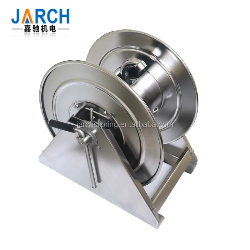 50m 100 Meter Manual Water Truck Hose Reel Crank Hand 1inch 1.5 Inch 2