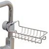 Kitchen Stainless Steel Caddy Sponge Holder Storage Faucet Drain Rack
