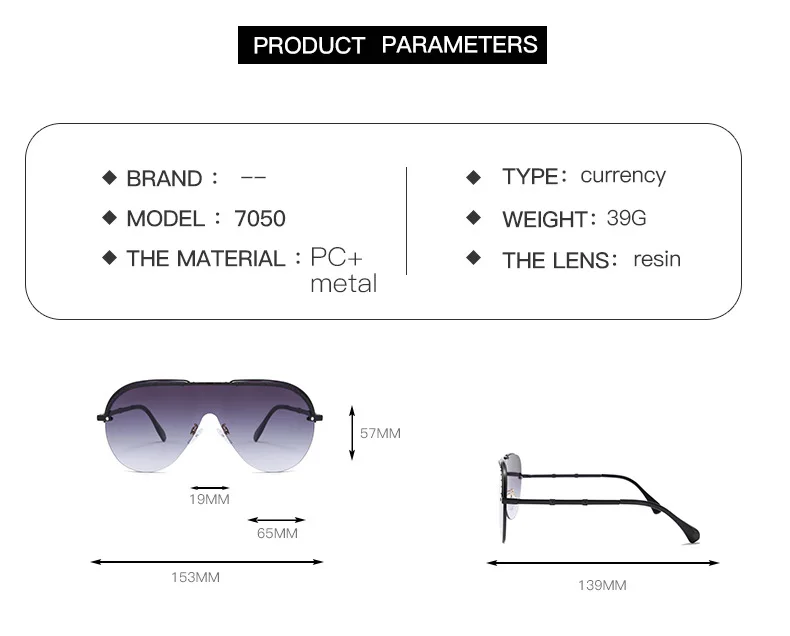 2020 De Moda Cool Piloto Estilo De Gafas De Sol De Las Mujeres Vintage