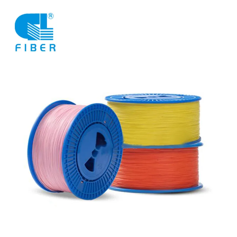 Gl Color Optical Fiber G652d 2km Bare Color Glass Optical Fiber Single ...