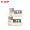 Press fit angle power element conector pin 300A to PCB,PCB Connectors,7461075