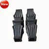 wholesale cast iron square collars and bushes for metal fence gates garden decor cast iron studs ornaments for railing main gate