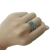 Vintage leisure gray color stainless steel 316 guitar string spring rings