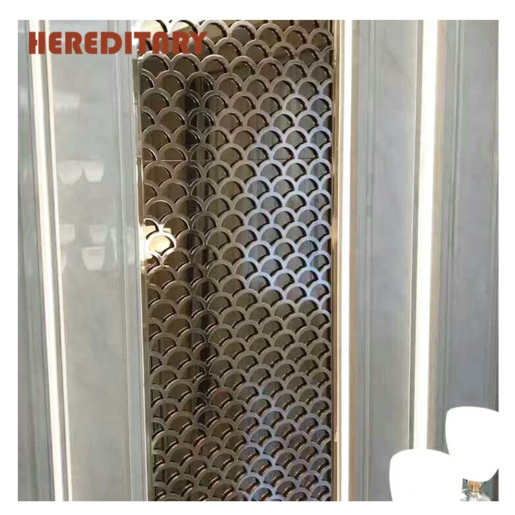 Laser Cutting 3d Pattern Design Metal Partition Room Divider Buy