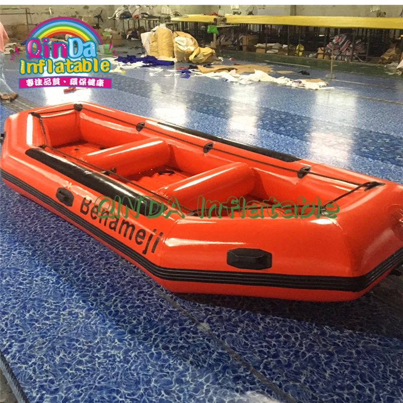 Pvc Inflatable Rubber / Rowing / Drift Sport Racing River Raft Boat For