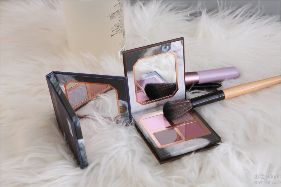 眼影纸pallte oem厂家提供眼影空化妆套装纸pallate