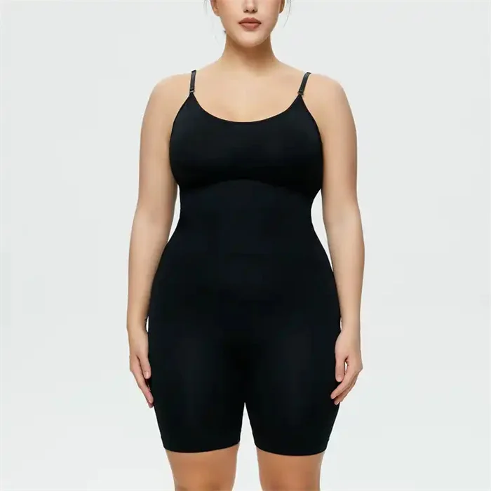 Spandex Polyester Seamless Plus Size Full Body Shaper Shapewear Women