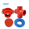 Ductile Iron Grooved Pipe Fitting Rigid Coupling Flexible coupling cast iron pipe fittings grooved fire fighting pipe fittings