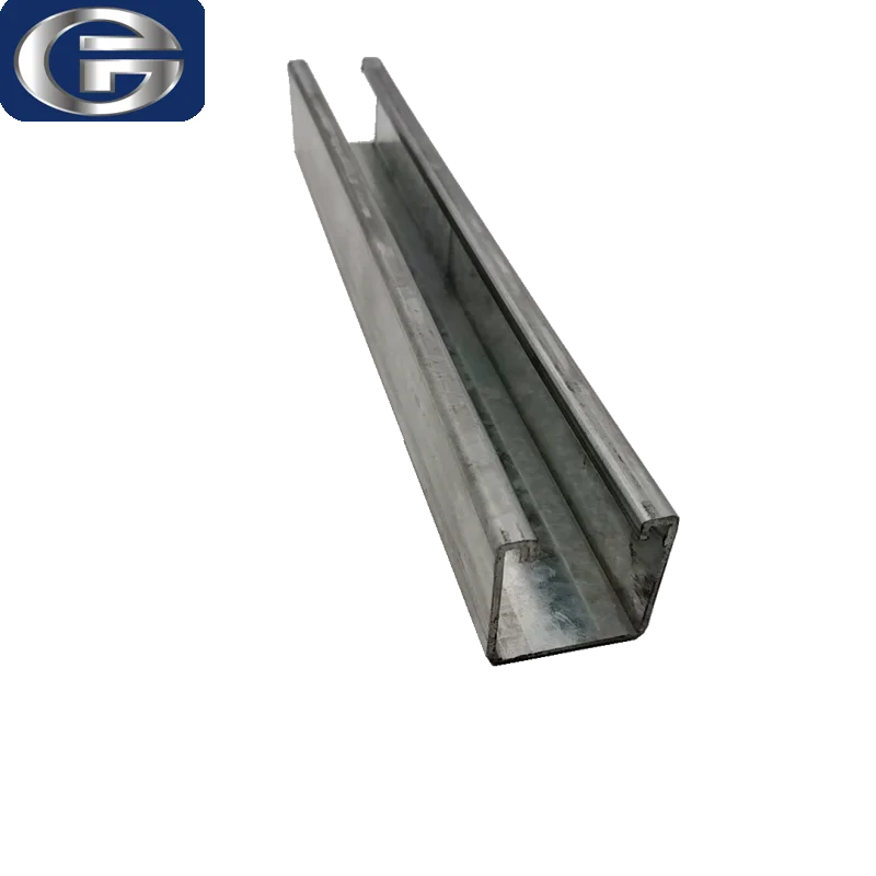 Affordable galvanized steel u slotted channel dimensions