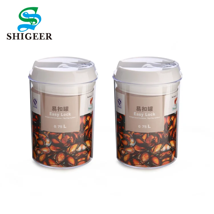 Kitchen Use Ecofriendly Plastic Airtight Dry Food Storage Container