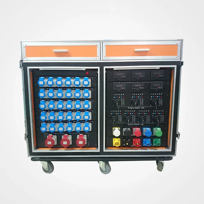 36 Channels Stage Power Distro Box with 16A Outputs, 400A Rhino Input ...