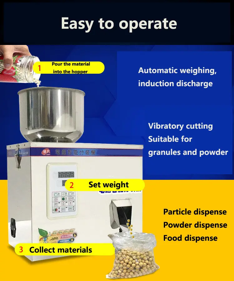 digital particle filling machine