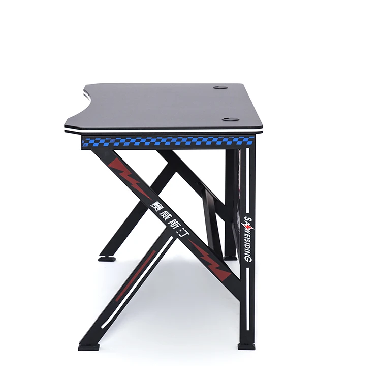 Hj8002mdf Wholesale Gaming Pc Desk Computer Racing Table Rgb Light Oem