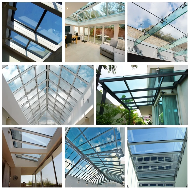 Tempered Laminated Glass Roof Wholesale Security Toughened Sandwich