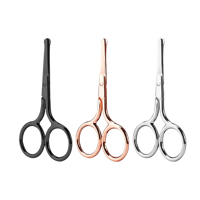 Wholesale Stainless Steel Small Scissors Makeup Eyebrow Trimming Beauty