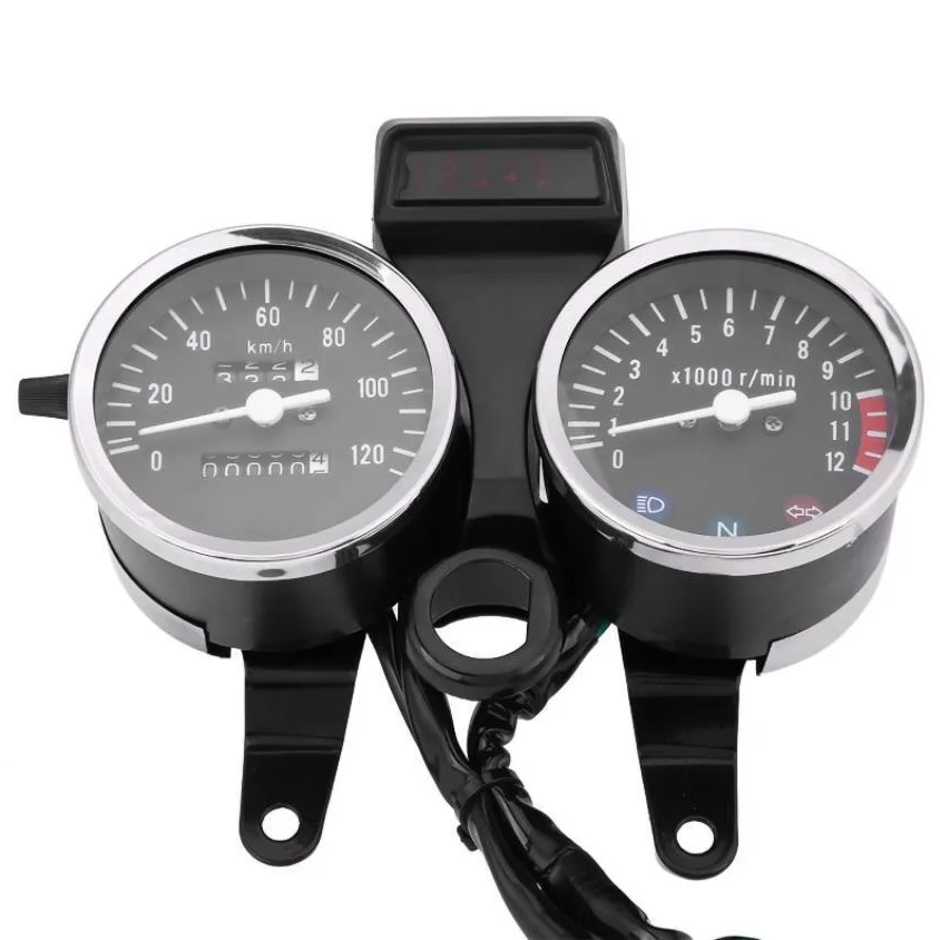 Motorcycle Speedometer & Odometer Assembly for Suzuki GN125 EN150