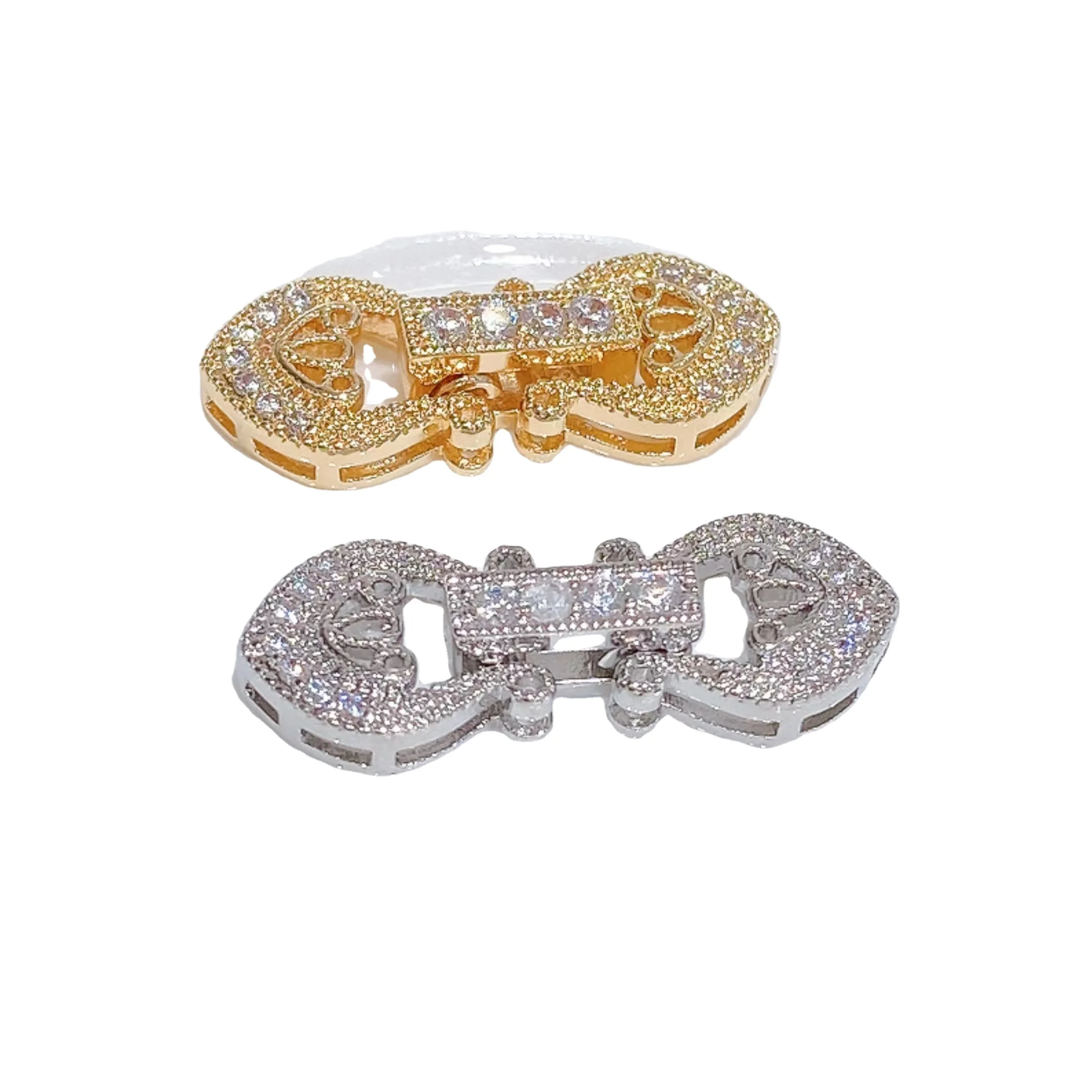 Zhongxing New Hot Selling Diy Handmade Clasp Necklace Accessories Brass