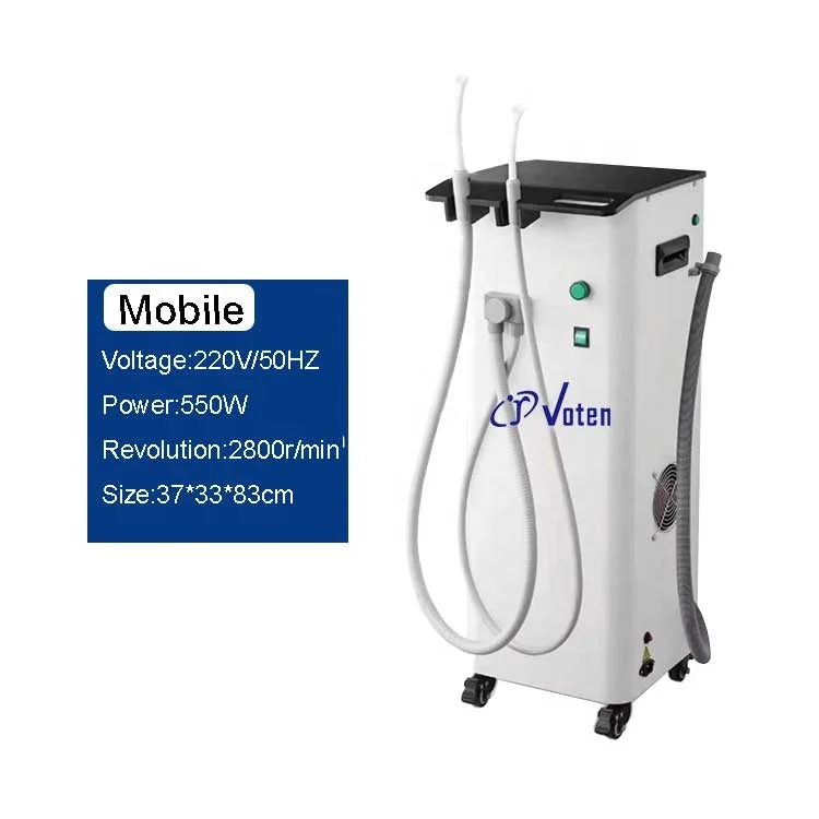 Dental Powerful Suction Supply 2 Chair Saliva Ejector Vacuum Pump Machine Dental Suction Unit factory