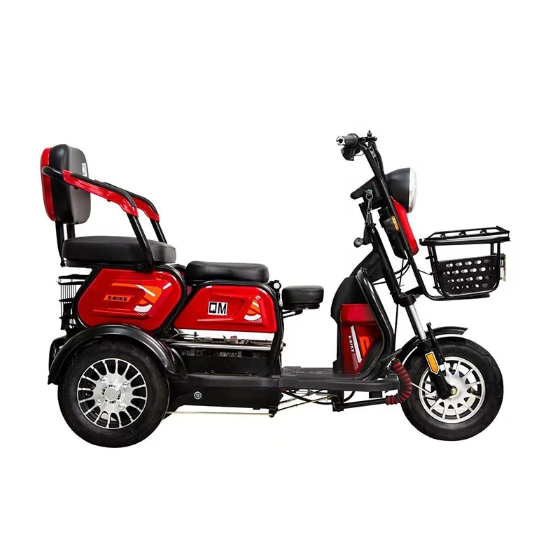 Electric Three Wheel Mobility Motorcycle Scooter With Seat For Sale