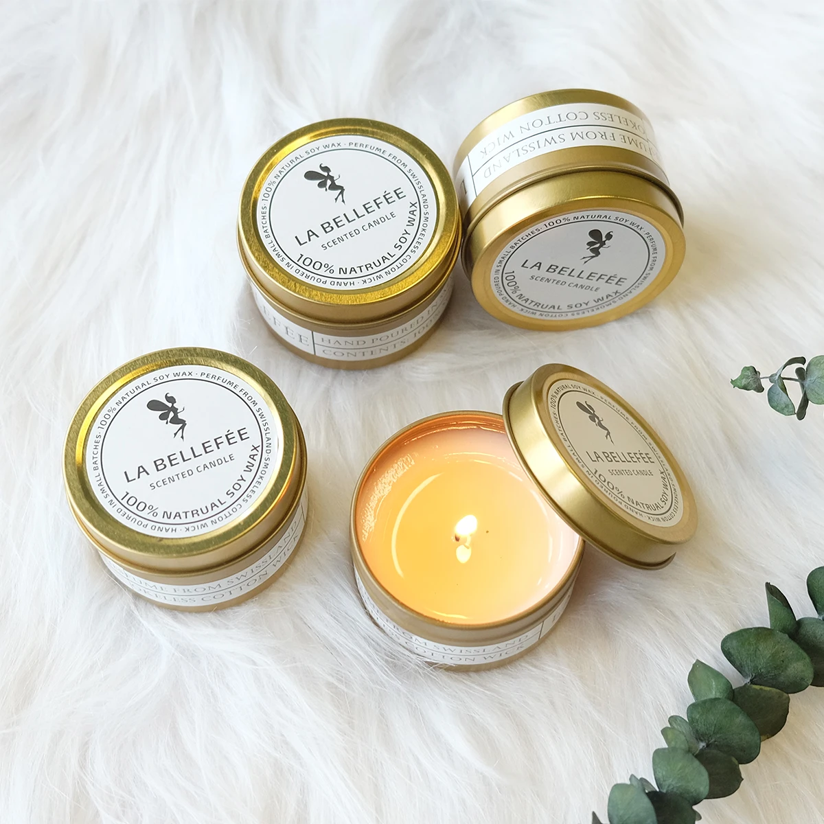 Wholesale Custom Soy Wax Scented Tin Private Label Candle For Home Decor Buy Scented Candle