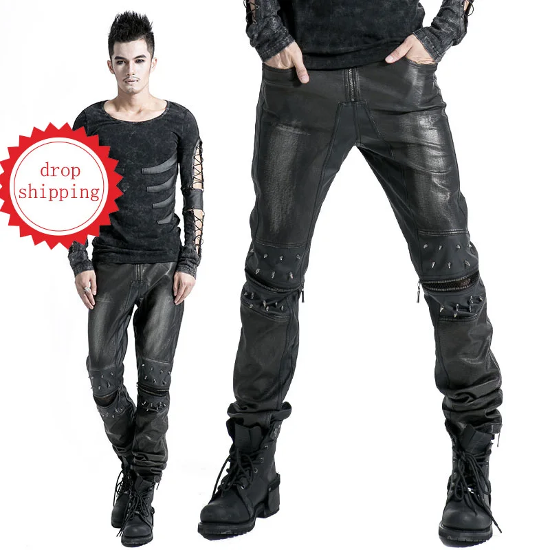 mens leather pants for sale