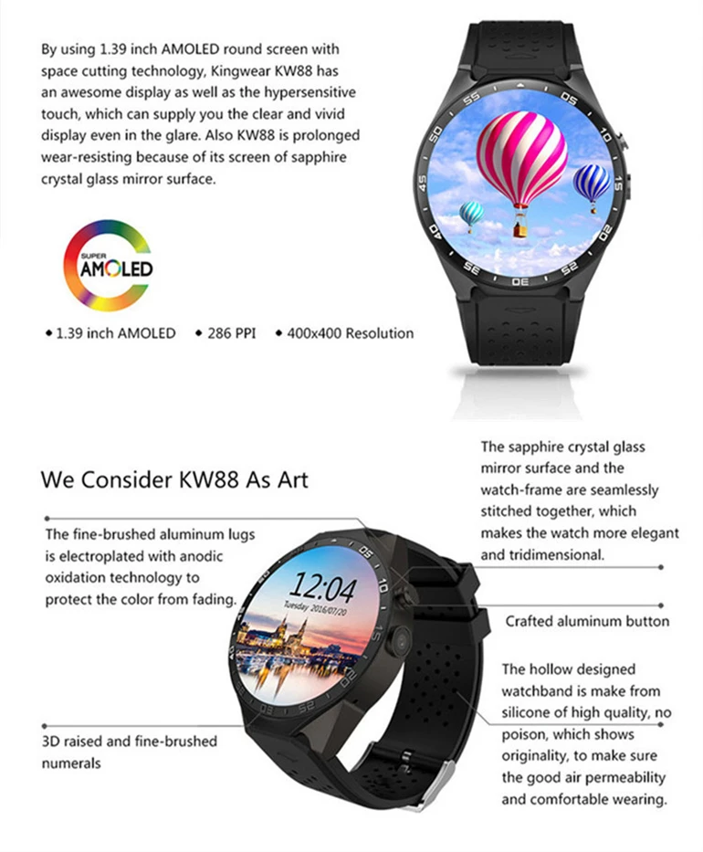 kw88 wear os