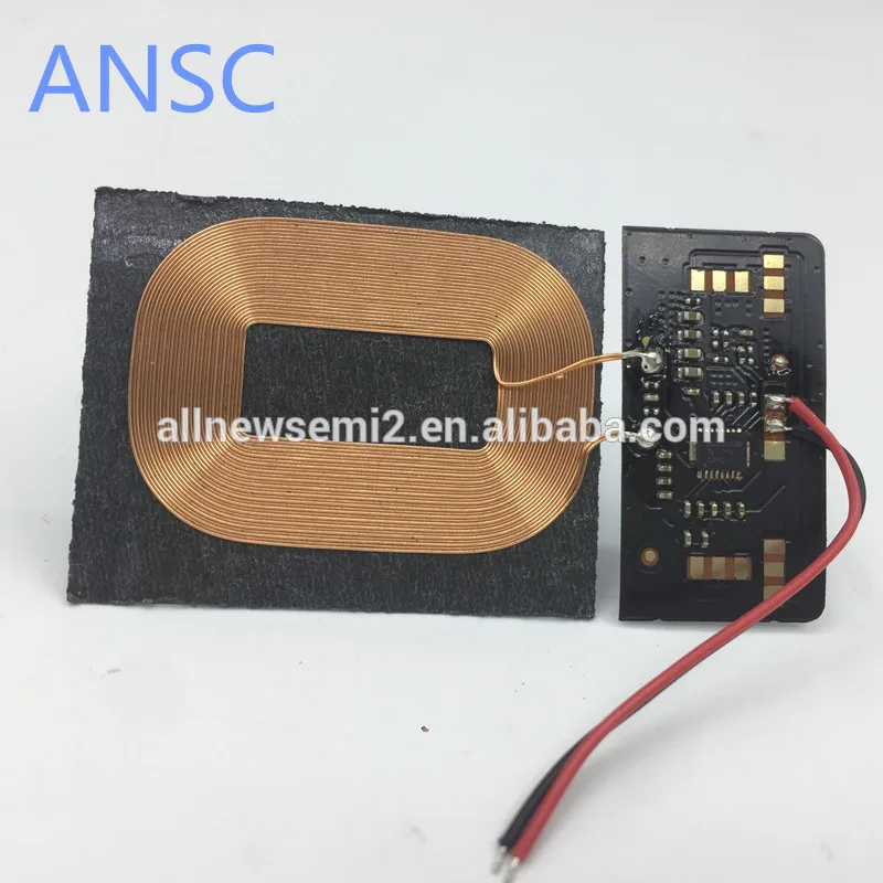 High-quality use TI chip fast  5V 1A 1000ma 5W  wireless receiver module RX module wireless charging