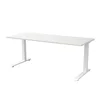 Customized morden E1 first grade P2 simple withe powder coat MDF board study table coffee desk