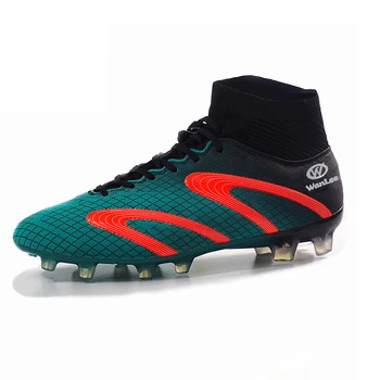 
Men Sports High Ankle new custom soccer sport football shoes Men 