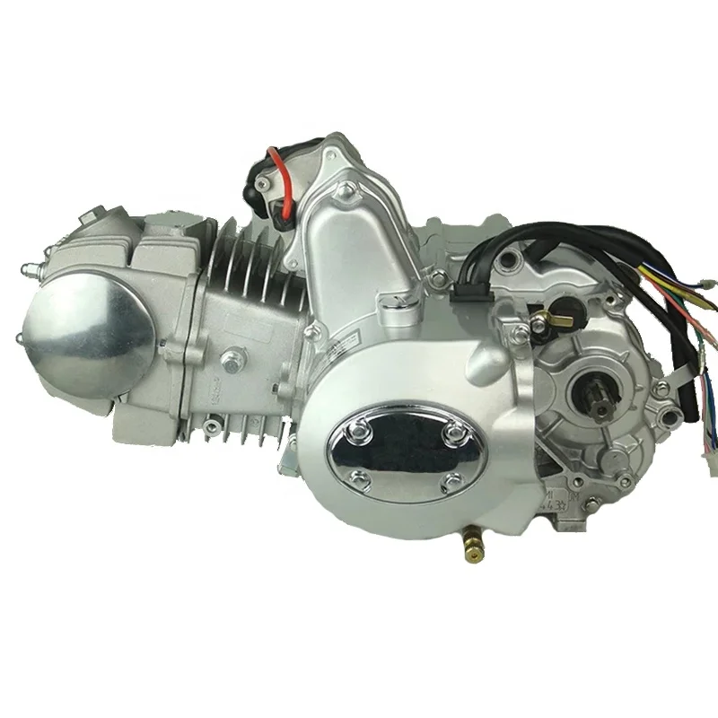 High Quality 4 Stroke Air-cooled 1 Cylinder 110 125cc Motorcycle Engine ...