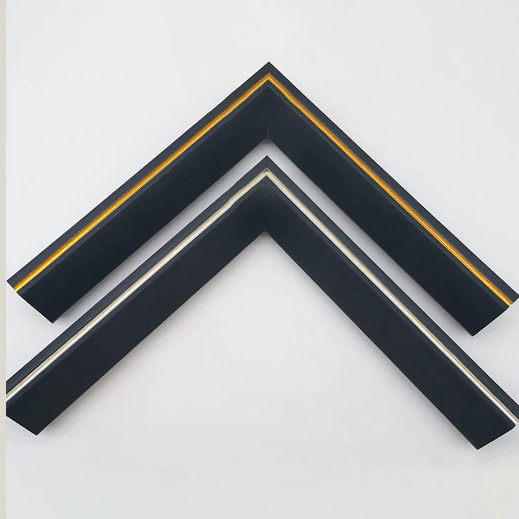
New Design Modern Elegant Black PS line PS Frame Moulding 