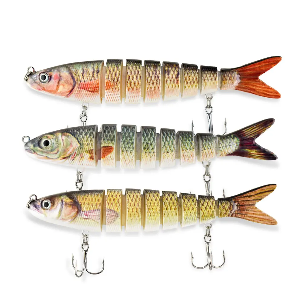 

Factory Wholesale 8 segment Wobblers for Fishing Hard Body Bait Multi Jointed Swimbait Fishing Lure