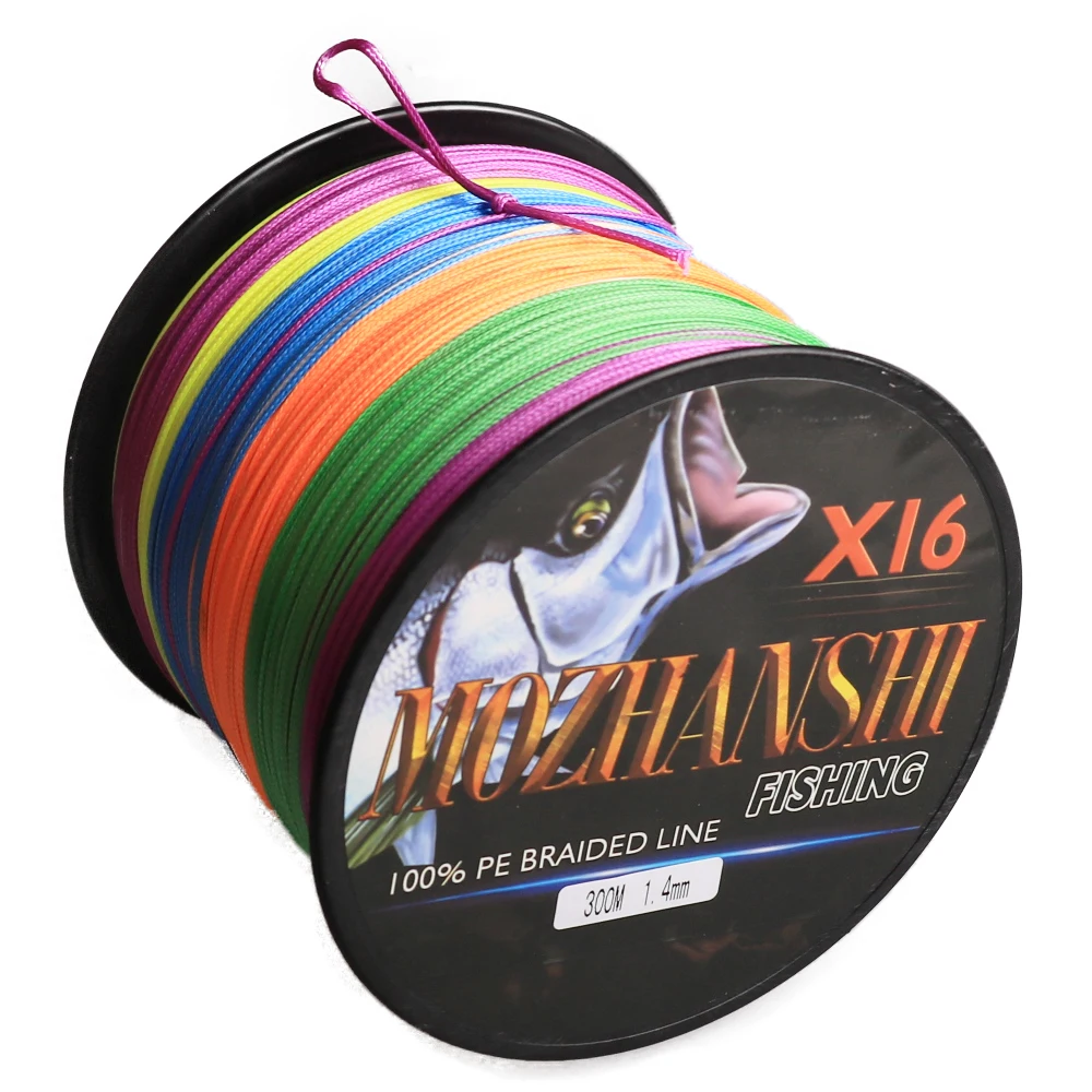 Fil De Pêche Tressé Dorisea MEGA 8 - 8 Brins Dyneema, Jaune, 100m à 2000m