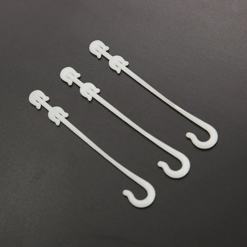 White Color Support Tomato Clips Hydroponic Plastic Tomato J Hooks