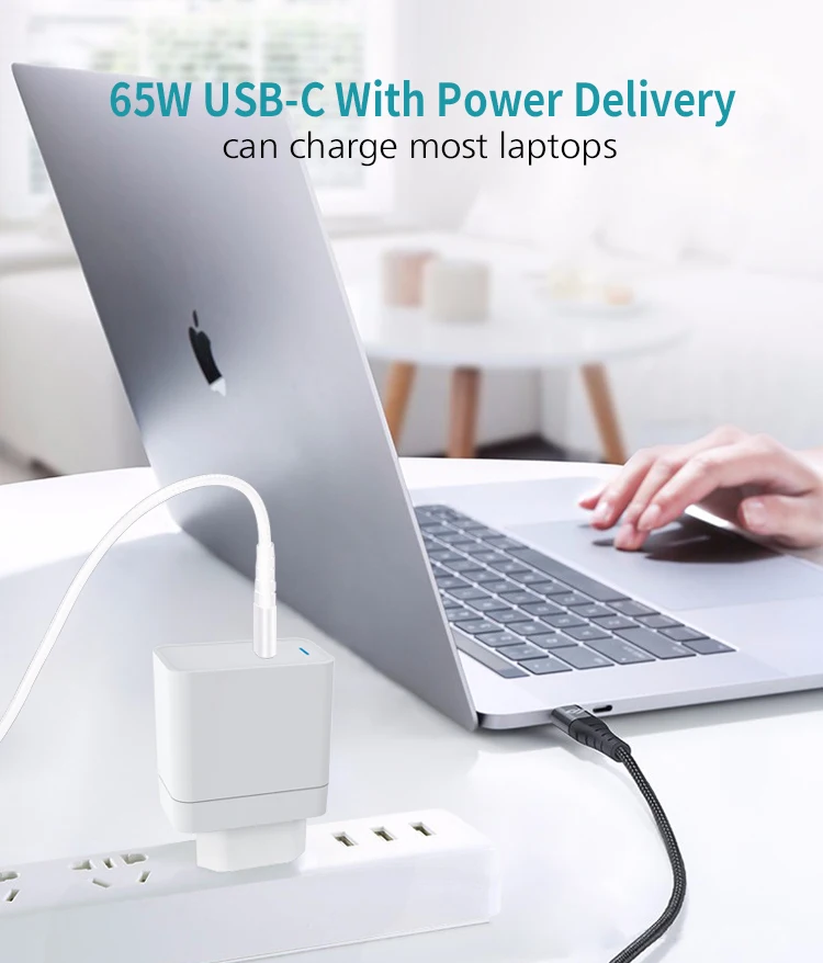 GaN Technology 65W Mini USB C PD Wall Charger