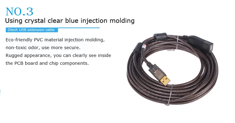 Factory Price OEM ODM USB 2.0 A Male to A Female Extension Micro Usb Cable 10M - ANKUX.COM