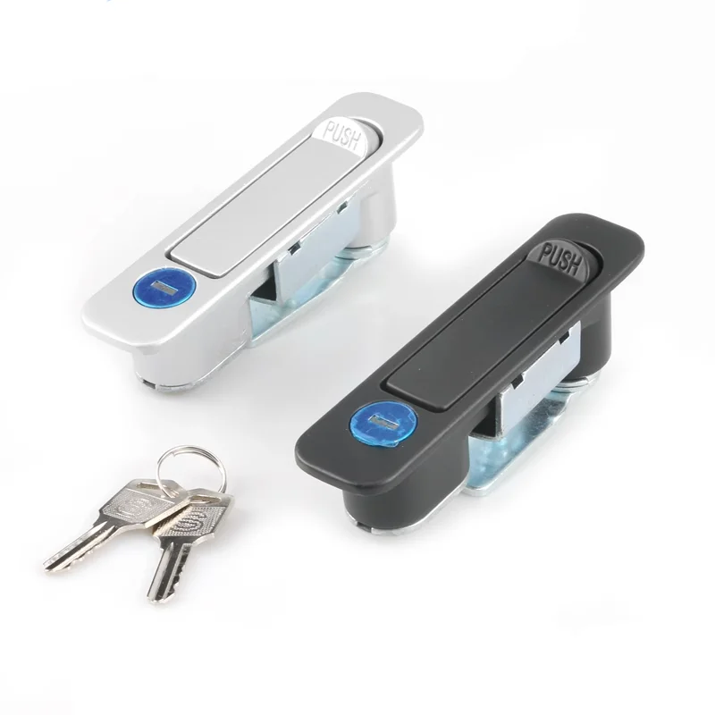 Ms737 6000 Series Alloy Plane Lock Open Control Cabinet Door Lock Main Cabinet Bounce Lock Industrial Cabinet Lock Equipment factory